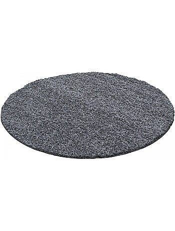 Tapis poils longs shaggy tissé motif uni UNI L