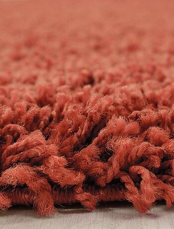 Tapis poils longs shaggy tissé motif uni UNI L