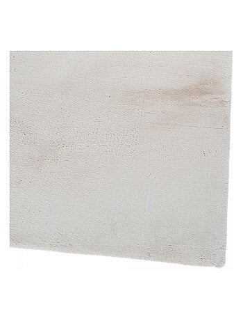 Tapis rond poils longs shaggy tufté motif uni JOUTA