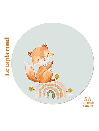 Tapis rond Renard