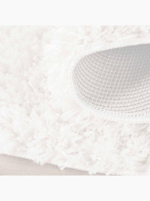 Tapis rond shaggy tissé motif uni LYN4 UNILA - Kiabi