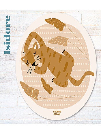 Tapis rond Tigre Dormeur