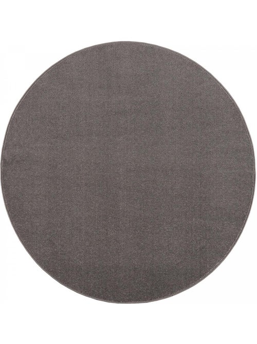 Tapis rond tissé motif uni NOSSA - Kiabi