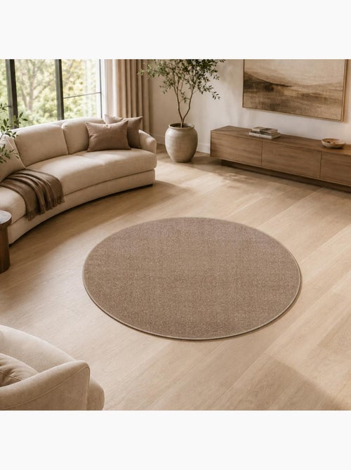 Tapis rond tissé motif uni NOSSA - Kiabi Tapis rond tissé motif uni NOSSA - Kiabi