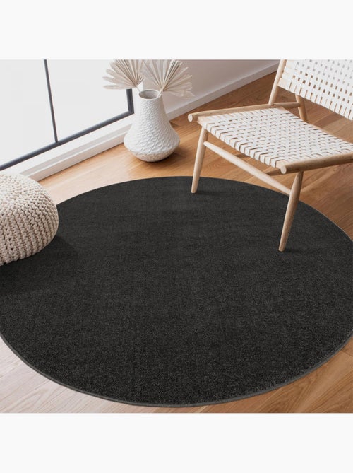 Tapis rond tissé motif uni NOSSA - Kiabi