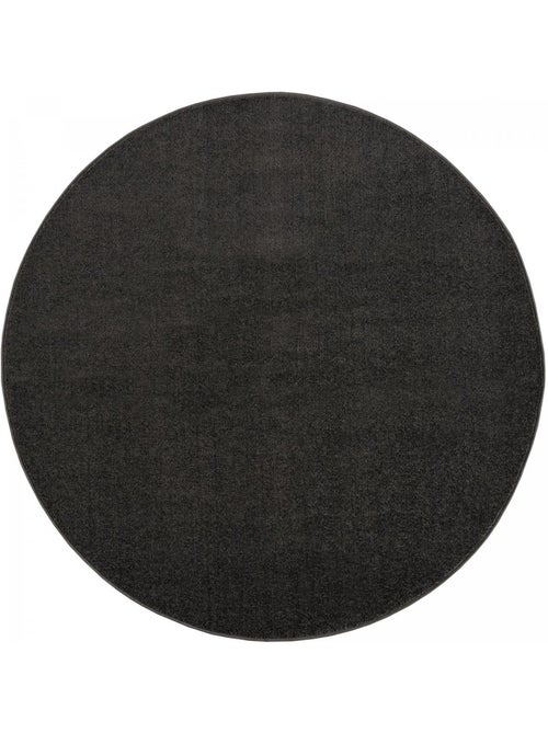 Tapis rond tissé motif uni NOSSA - Kiabi