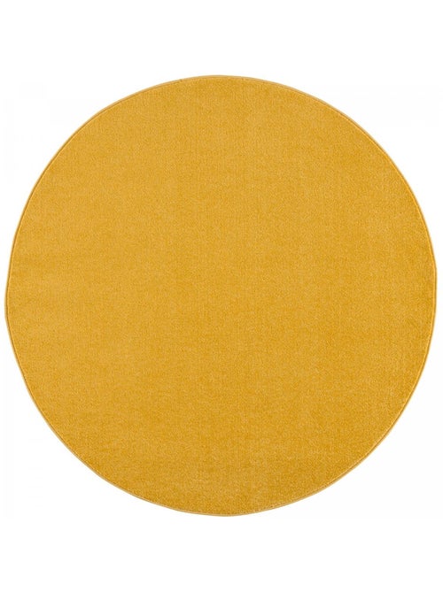 Tapis rond tissé motif uni NOSSA - Kiabi
