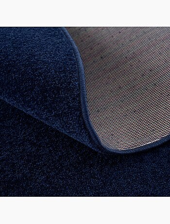 Tapis rond tissé motif uni NOSSA