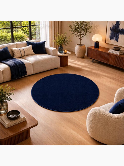 Tapis rond tissé motif uni NOSSA - Kiabi Tapis rond tissé motif uni NOSSA - Kiabi