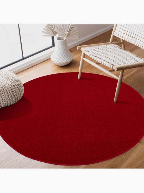 Tapis rond tissé motif uni NOSSA - Kiabi