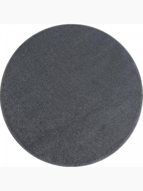Tapis rond tissé motif uni SOULA - Kiabi