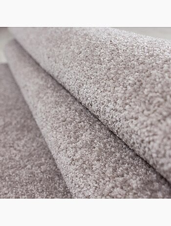 Tapis salon et chambre tissé motif uni SOULA