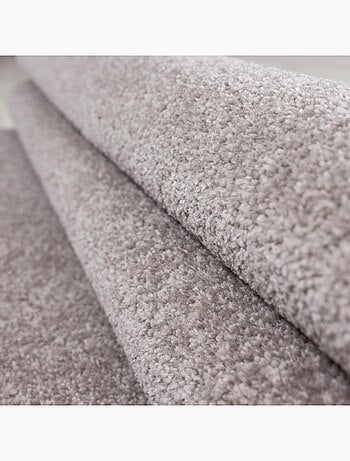 Tapis salon et chambre tissé motif uni SOULA