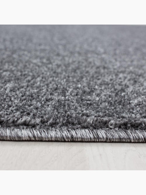 Tapis rond tissé motif uni SOULA - Kiabi
