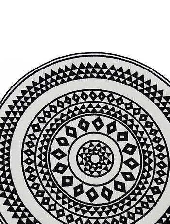 Tapis rond tissé UTOPIA