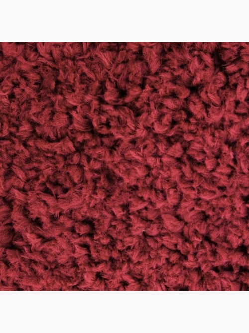 Tapis rouge marsala 100x150cm - Kiabi