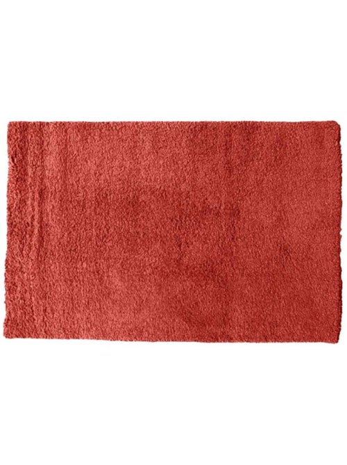 Tapis rouge marsala 100x150cm - Kiabi