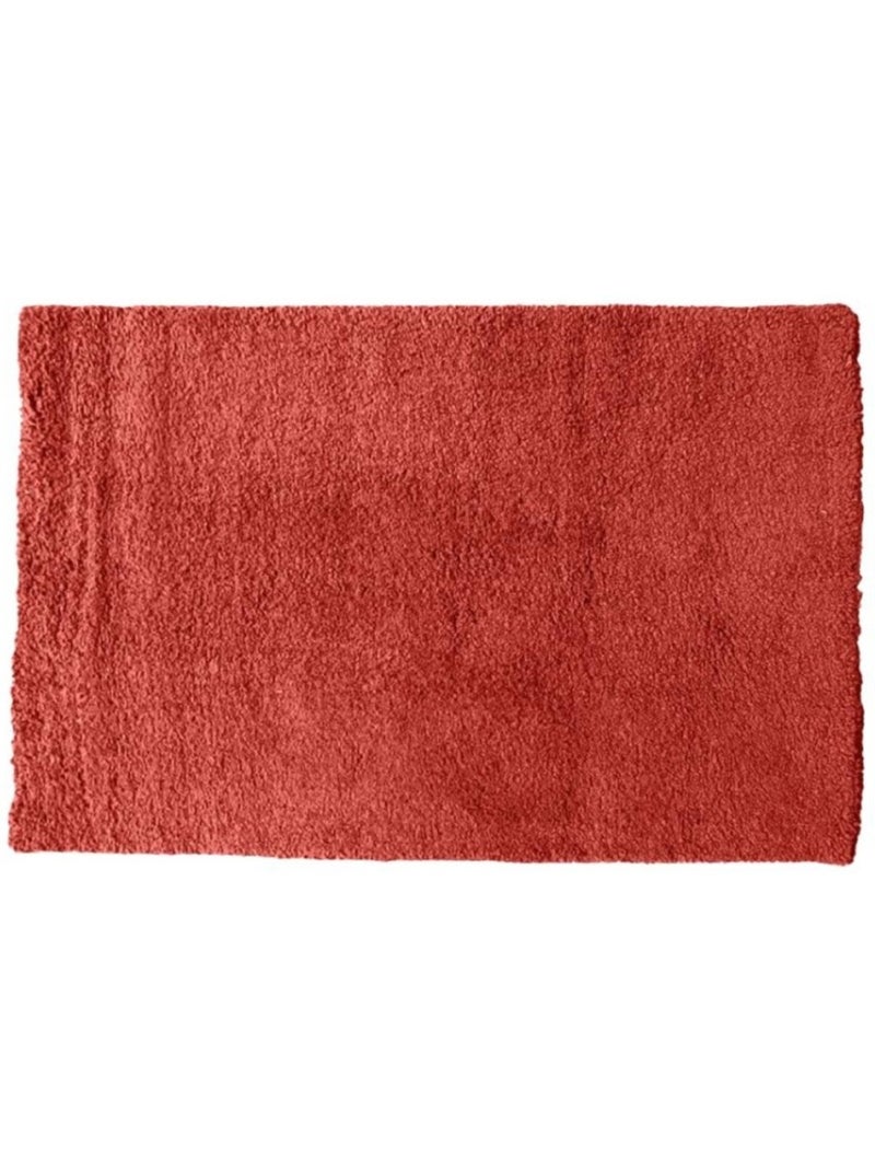 Tapis rouge marsala 100x150cm Rouge - Kiabi