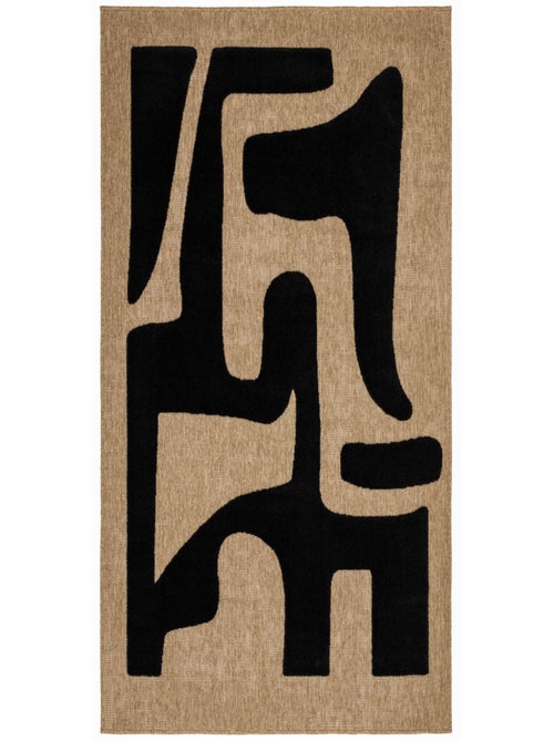 Tapis rustique avec motif en relief - Kiabi