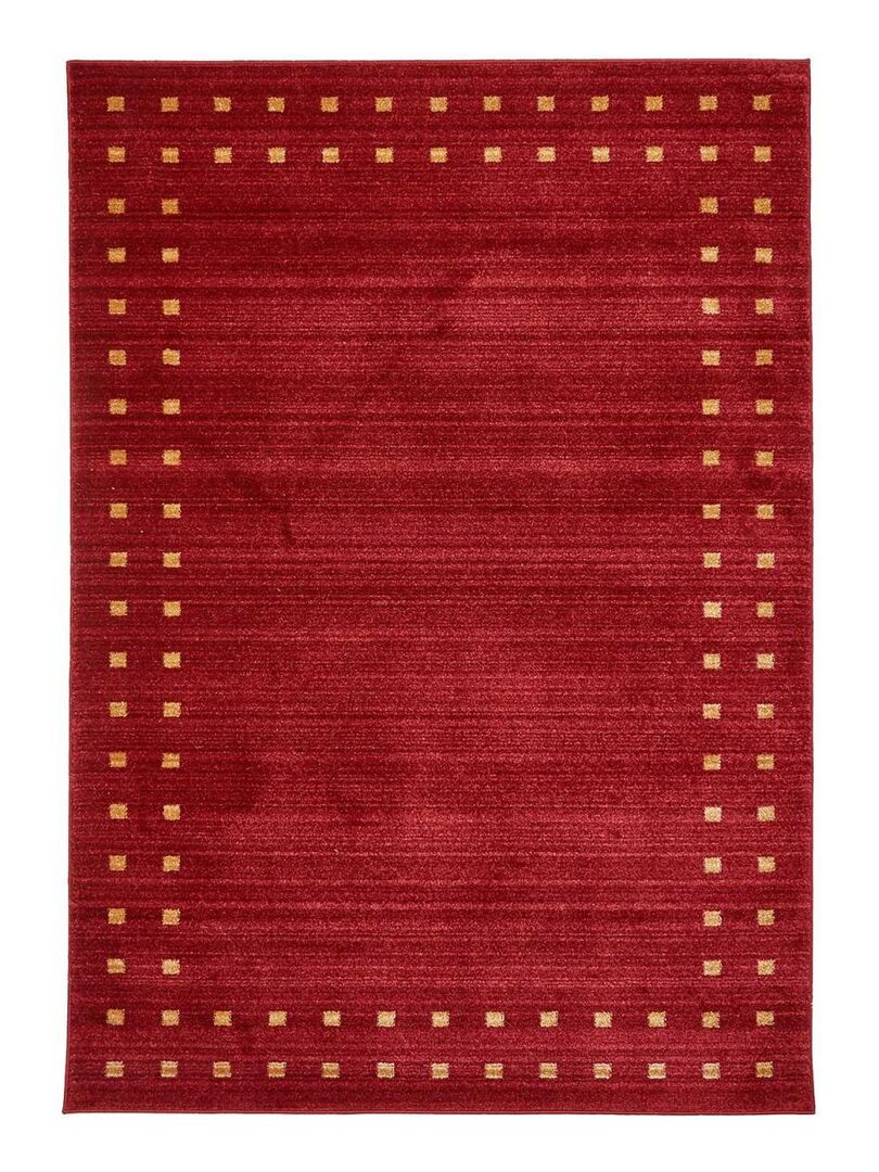 Tapis salon rouge 120x180 HEFOL