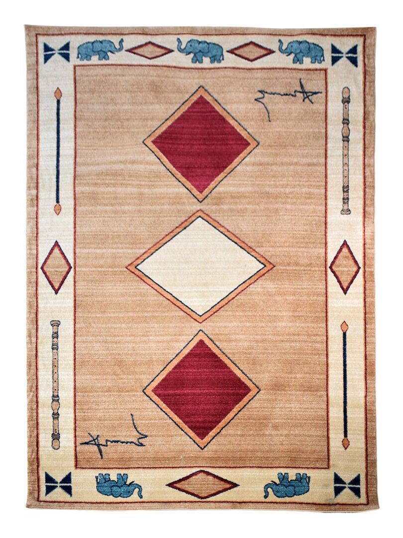 Tapis moderne CHOBAY 4 beige collection Unamourdetapis. Un