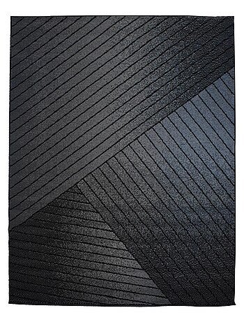 Tapis salon 235x320 HEDDAL Noir fabriqué en Europe Exclusivité idéal pour le grand salon - Kiabi