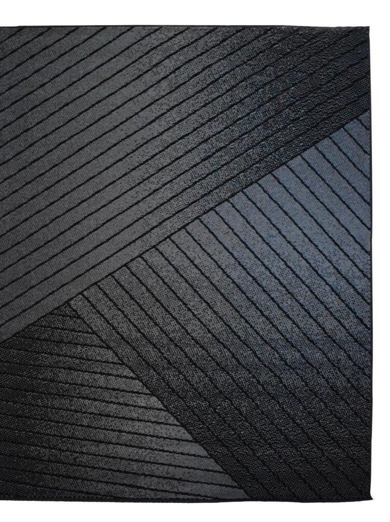 Tapis salon 235x320 HEDDAL Noir fabriqué en Europe Exclusivité idéal pour le grand salon Noir - Kiabi