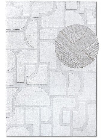 Tapis salon alexis, motif géométrique