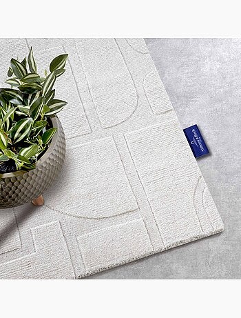 Tapis salon alexis, motif géométrique