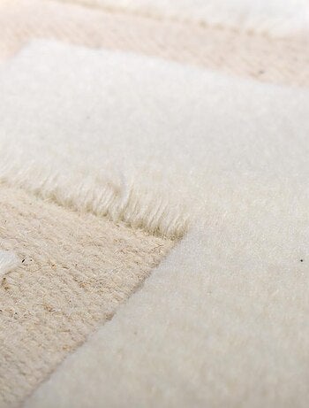 Tapis salon calista en laine fait main
