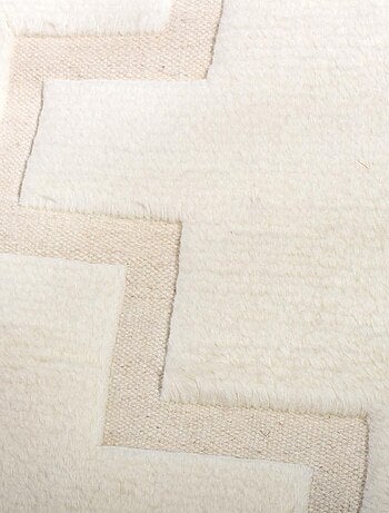 Tapis salon calista en laine fait main