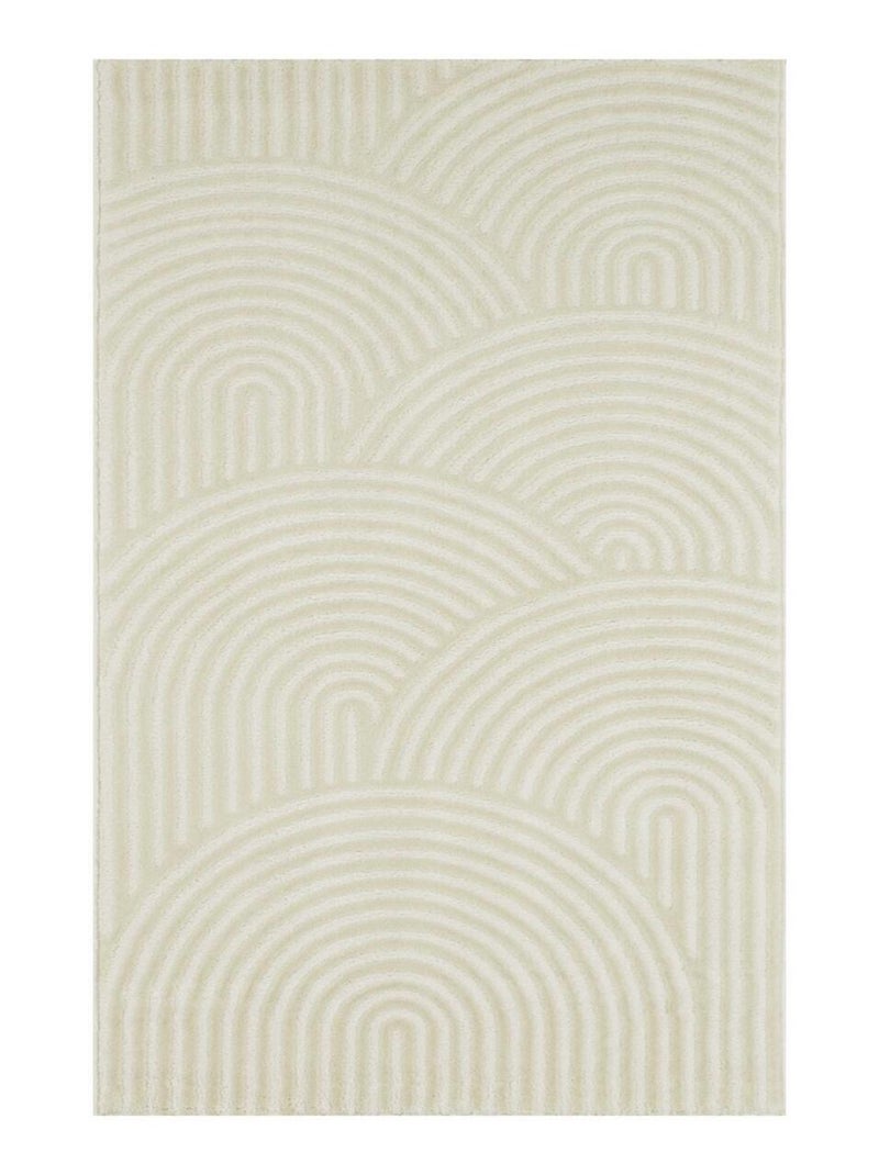 Tapis salon CEROTEA tapis tendance Ecru - Kiabi
