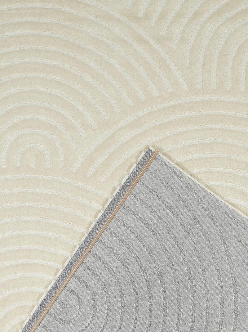 Tapis salon CEROTEA tapis tendance Ecru - Kiabi