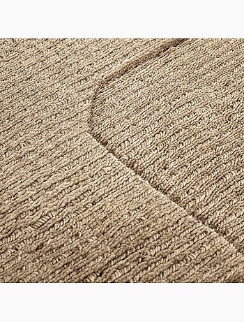 Tapis salon charlotte, motif géométrique