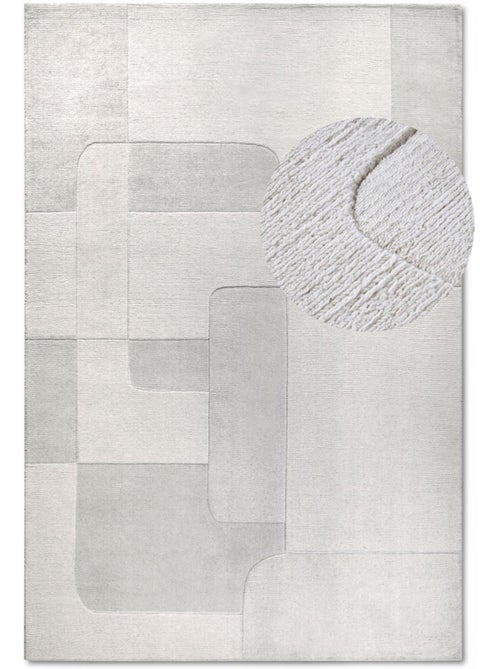 Tapis salon charlotte, motif géométrique - Kiabi Tapis salon charlotte, motif géométrique - Kiabi