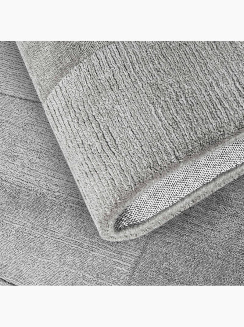 Tapis salon charlotte, motif géométrique Gris - Kiabi