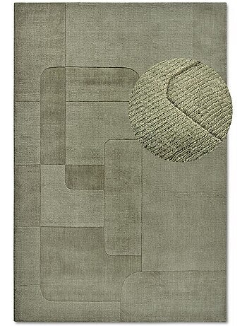 Tapis salon charlotte, motif géométrique