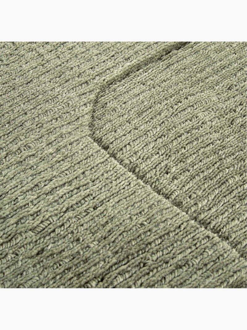 Tapis salon charlotte, motif géométrique Vert - Kiabi
