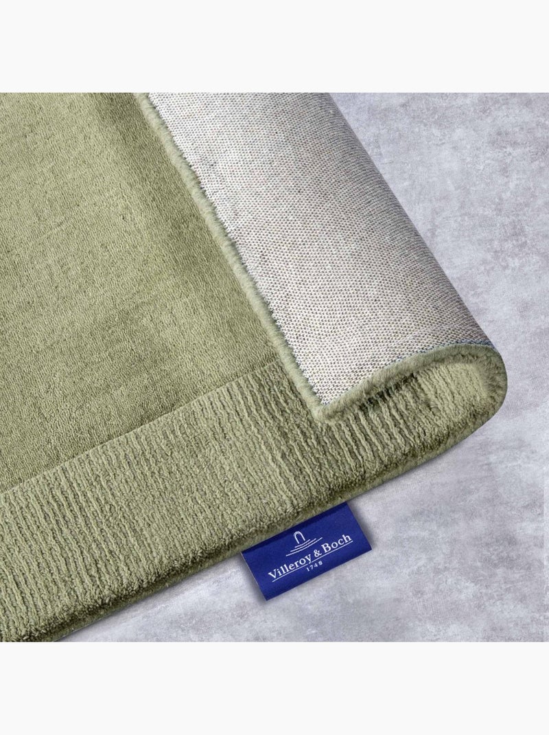 Tapis salon charlotte, motif géométrique Vert - Kiabi