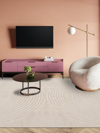 Tapis salon DEMILU Tapis doux en relief