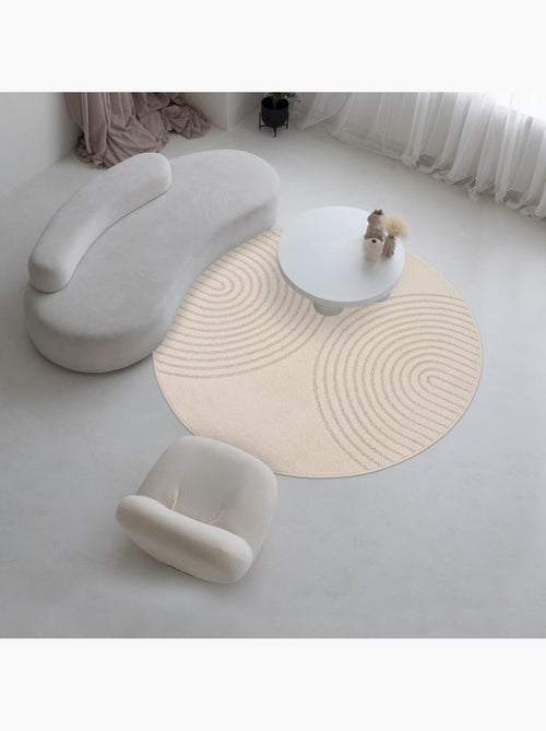 Tapis salon DEMILU Tapis doux en relief - Kiabi