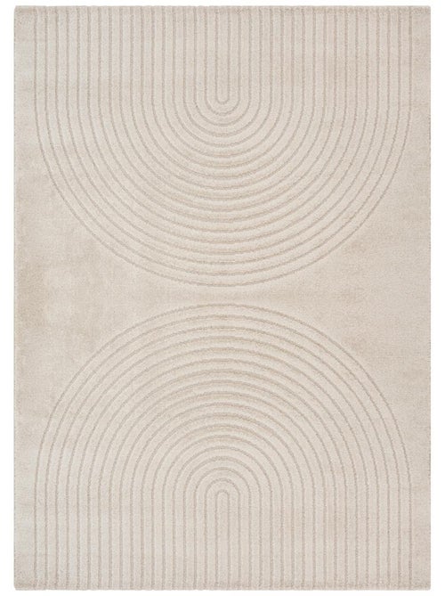 Tapis salon DEMILU Tapis doux en relief - Kiabi