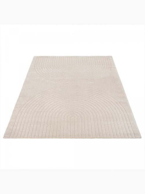 Tapis salon DEMILU Tapis doux en relief - Kiabi