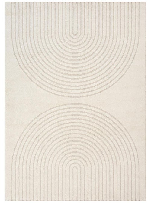 Tapis salon DEMILU Tapis doux en relief - Kiabi