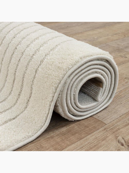 Tapis salon DEMILU Tapis doux en relief - Kiabi