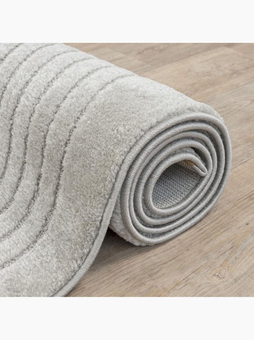 Tapis salon DEMILU Tapis doux en relief - Kiabi