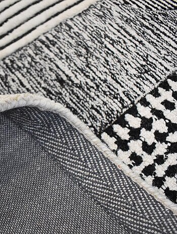 Tapis salon et chambre ASOLA, fait à la main motif géométrique