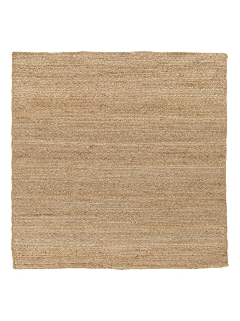Tapis salon et chambre en jute motif faux uni NORVO Marron - Kiabi