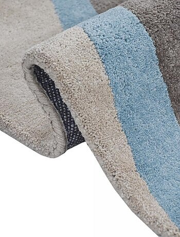 Tapis salon et chambre fait à la main en coton BIO CONTEMPORAIN