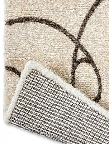 Tapis salon et chambre fait à la main en laine motif abstrait EPSILON